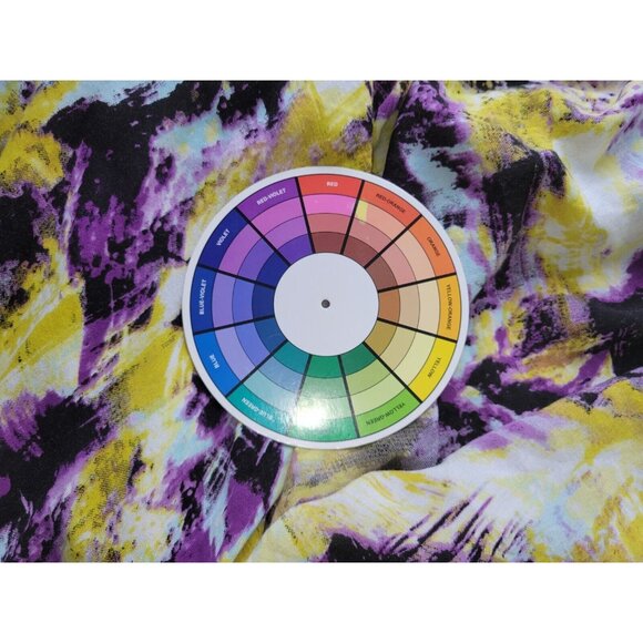 Westbound Womens Top 2X Plus Kimono Asymmetric Shark Bite Purple WAT142XE - Picture 7 of 7